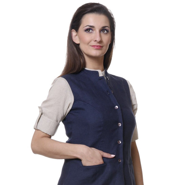 Women's nehru cheap collar jacket