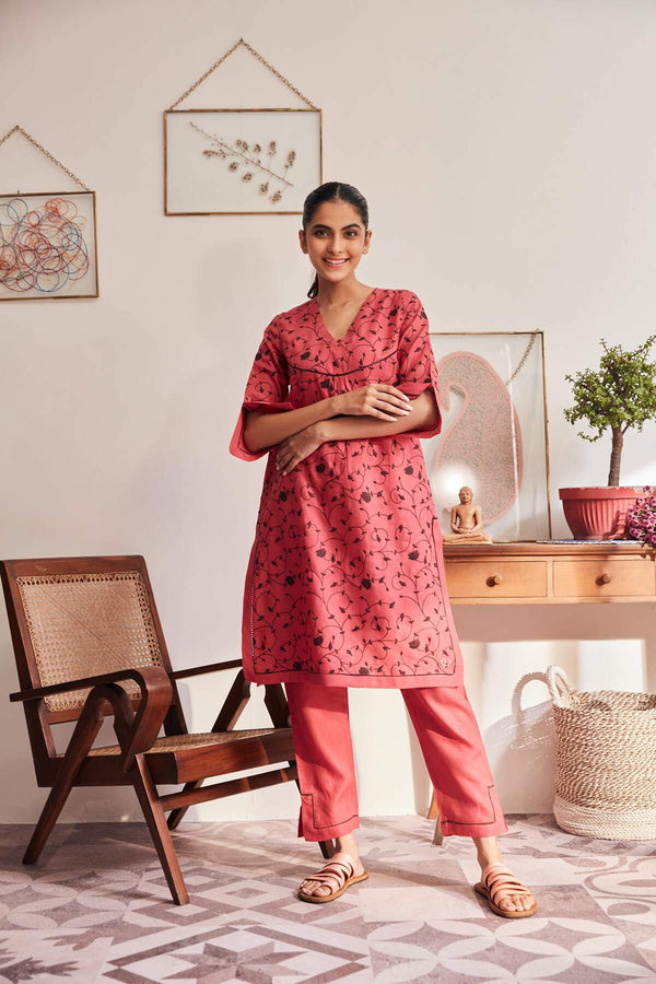 Brush with the Botanical Kurti - Yell With Us