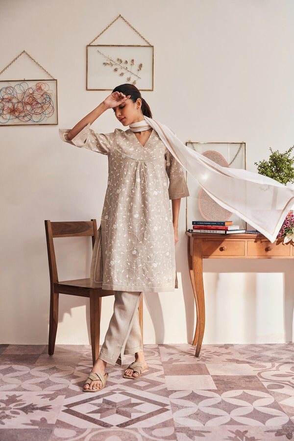 Brush with the Botanical Kurti - Yell With Us