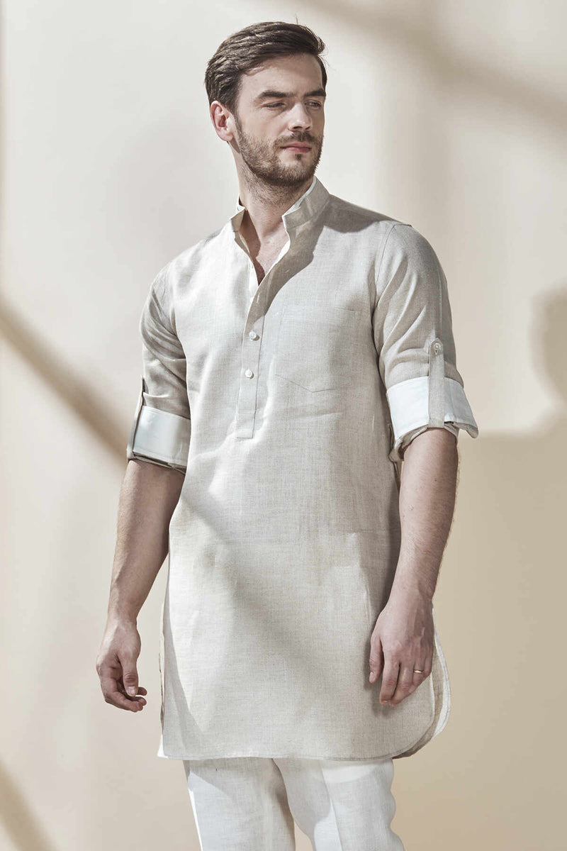 Mandarin Traditional Vibe Kurta - Yell With Us