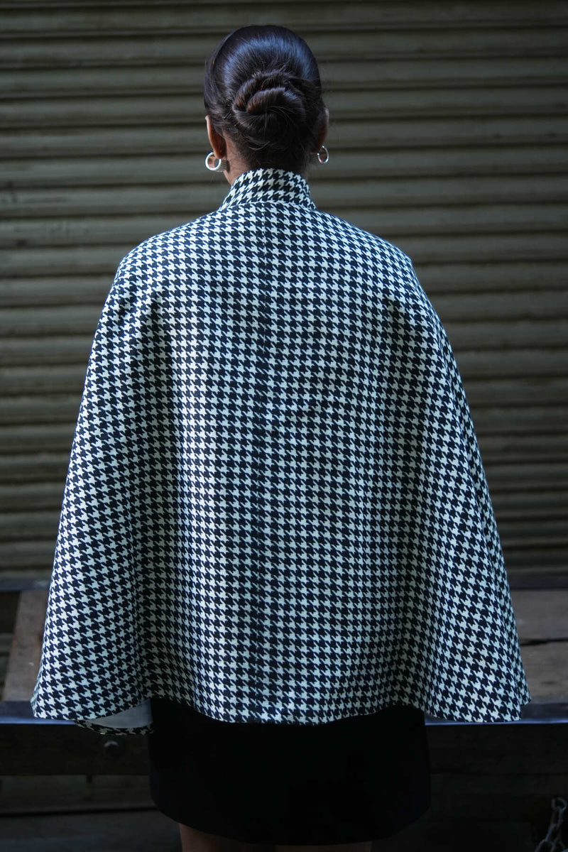 The Houndstooth Cape - Yell With Us