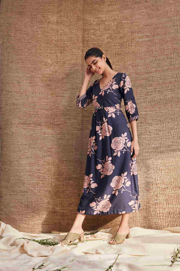 The Indigo Blush Dress - Yell With Us