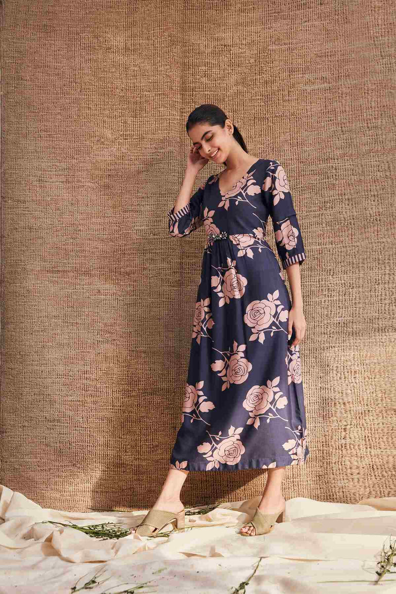 The Indigo Blush Dress - Yell With Us