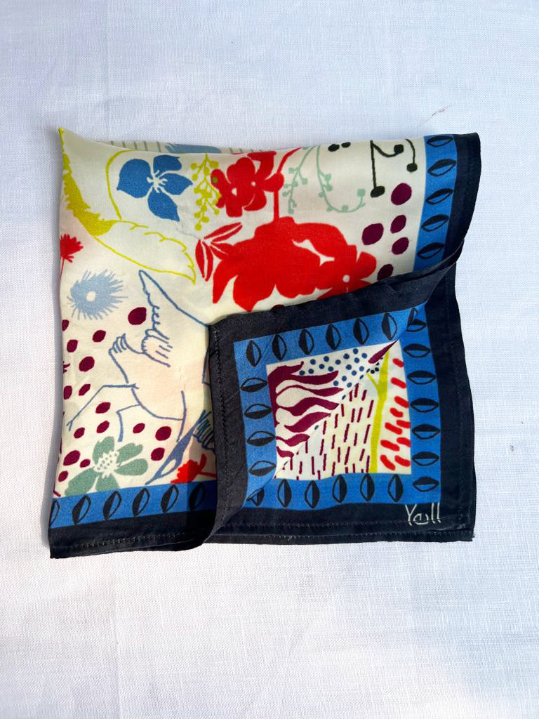 The Jungle Blues Pocket Square - Yell With Us