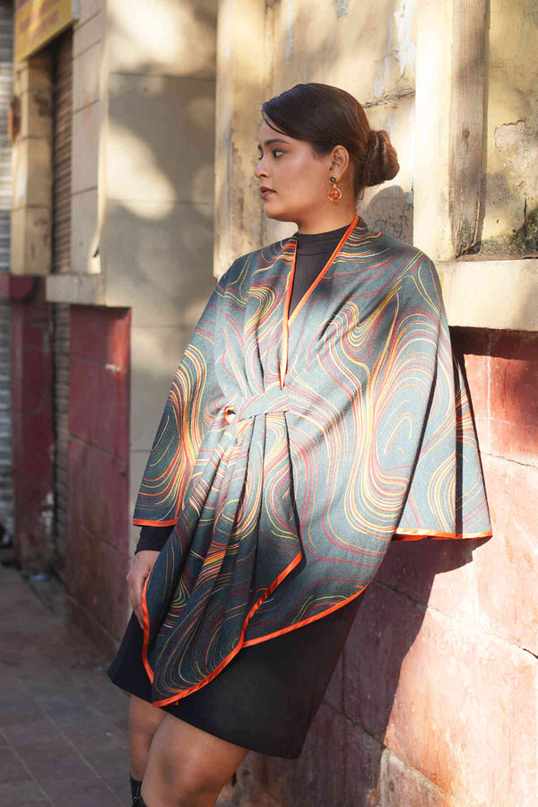 The Merino Veil Cape - Yell With Us